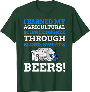 Agriculture Degree Gifts & Funny Agricultural Science T-Shirt - T-Shirt | Forest