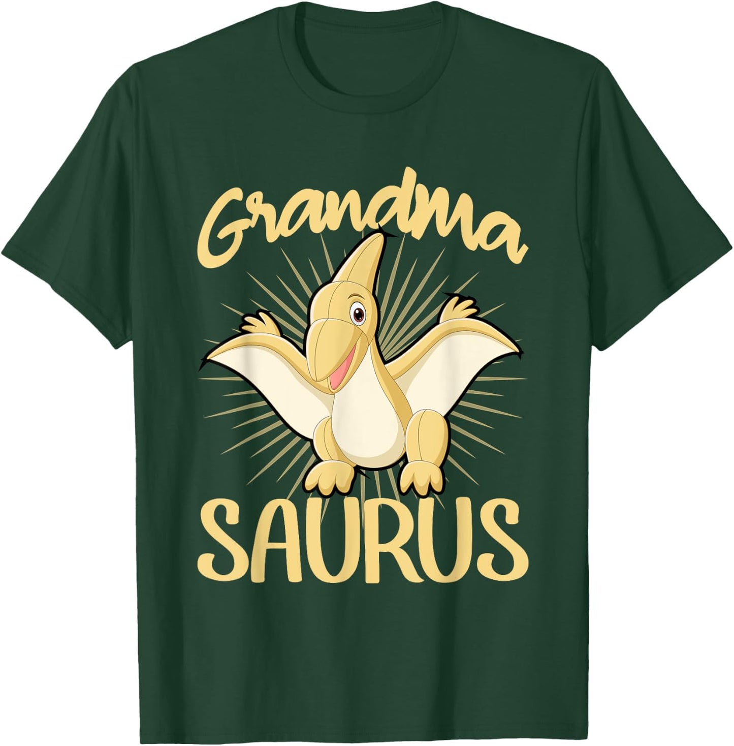 Grandma Saurus Cute Dinosaur T-Shirt - T-Shirt | Forest