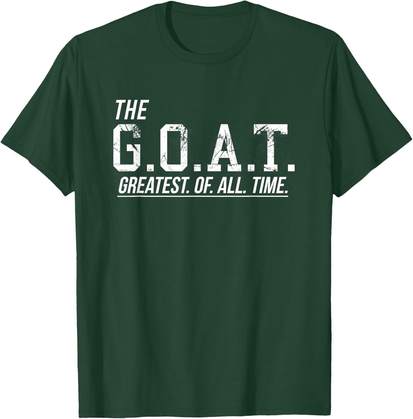 G.O.A.T. Sports Fan Gift Football Basketball Baseball T-Shirt - T-Shirt | Forest