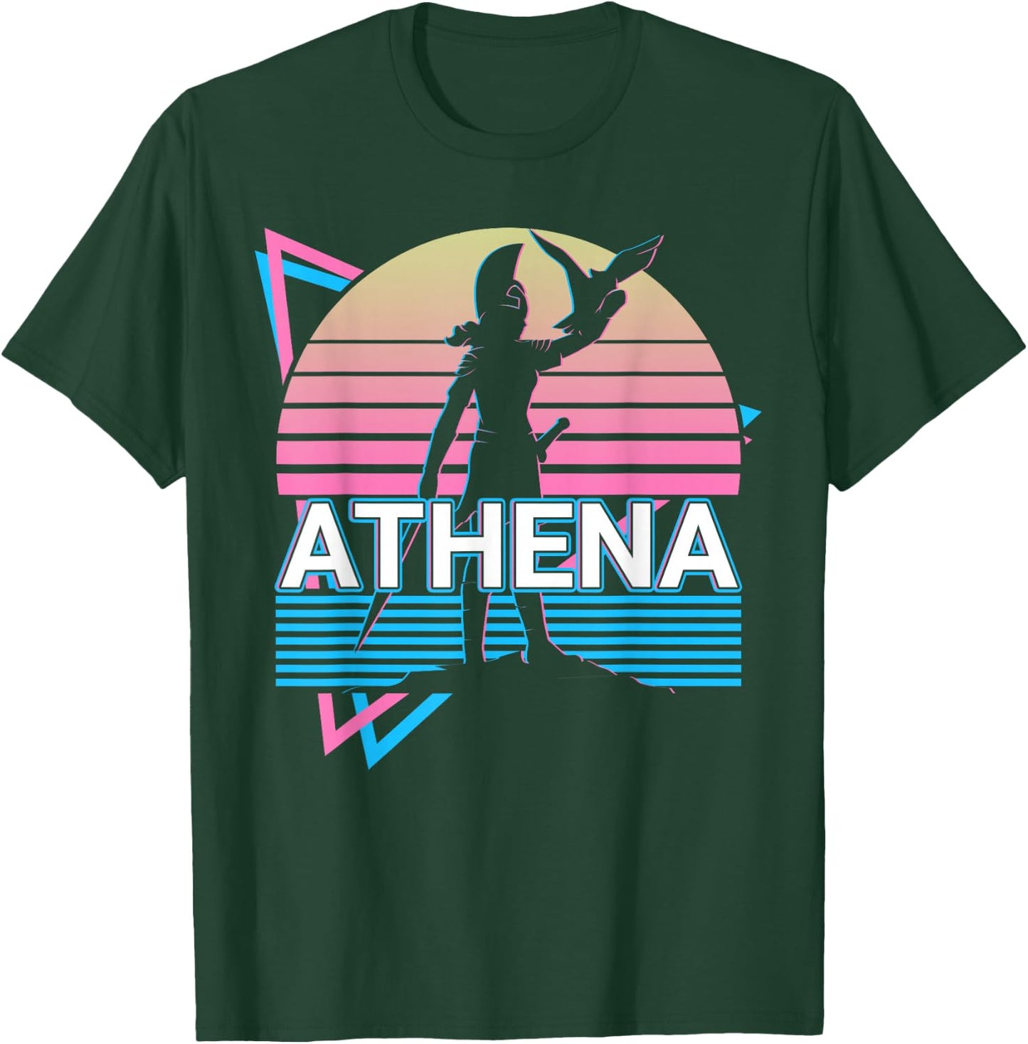 Athena Greek Goddess Of Wisdom And War T-Shirt - T-Shirt | Forest