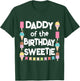 Ice Cream Cones Popsicles Daddy of the Birthday Sweetie T-Shirt - T-Shirt | Forest
