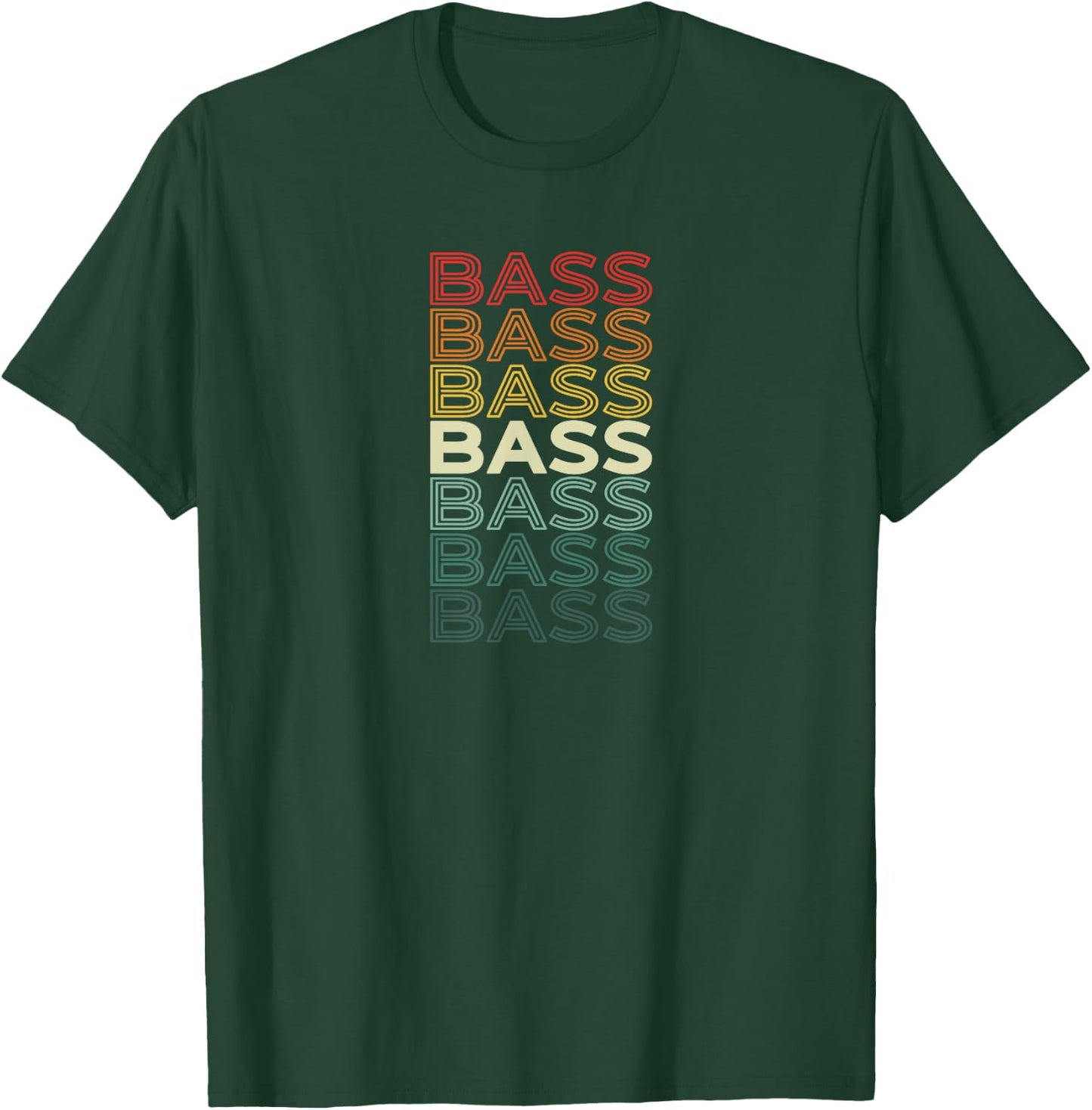 Bass repeating word Barbershop Quartet Singer T-Shirt - T-Shirt | Forest