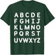 Tracing Letters A-Z Alphabet Pre-K Kindergarten 1st Grade 5T T-Shirt - T-Shirt | Forest