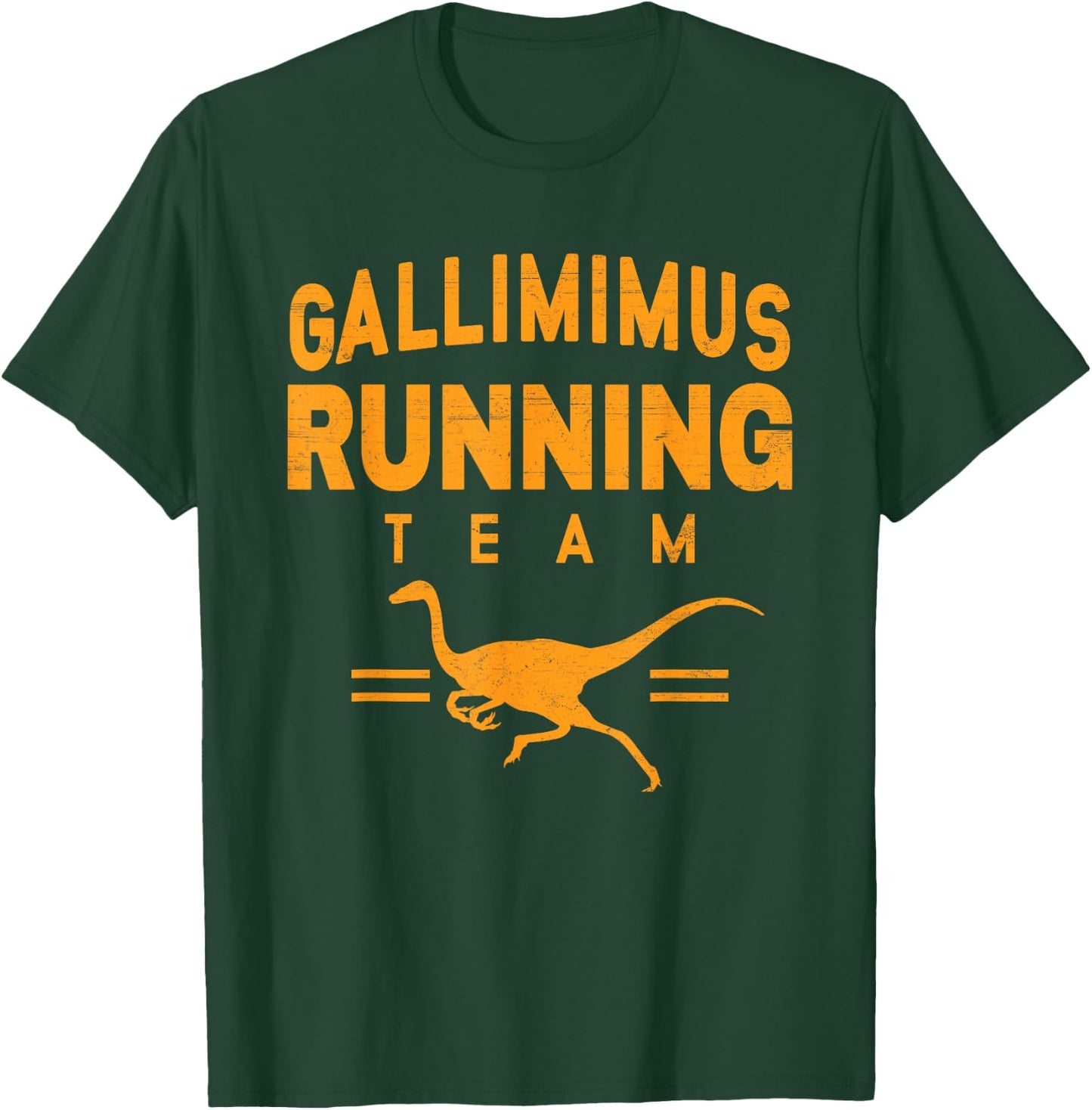 Gallimimus Running Team T-Shirt - T-Shirt | Forest