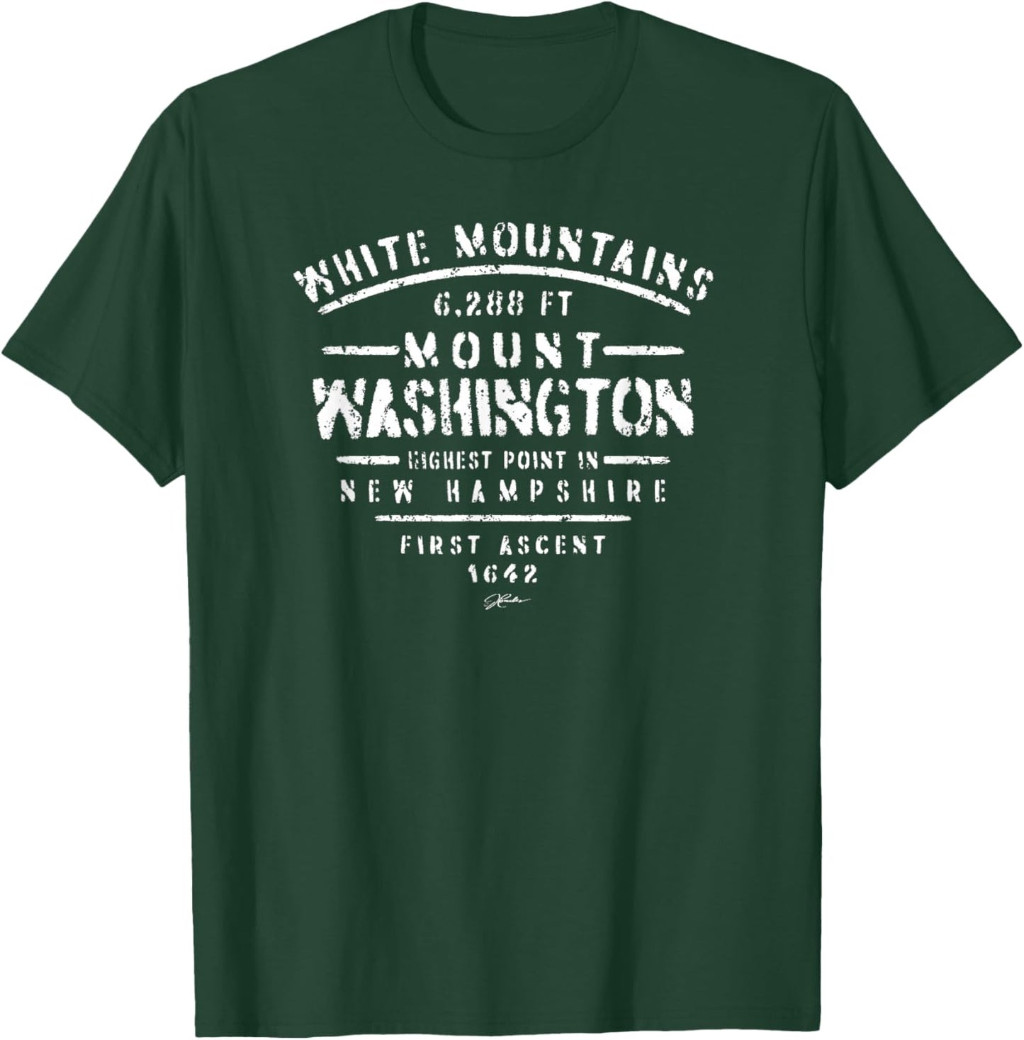 JCombs: Mount Washington, NH T-Shirt - T-Shirt | Forest