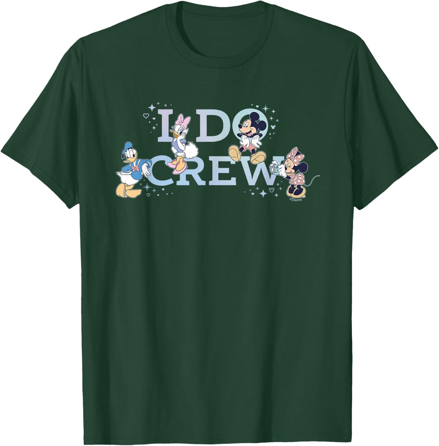 Disney “I Do Crew” Wedding Bridal Shower Bachelorette Party T-Shirt - T-Shirt | Forest
