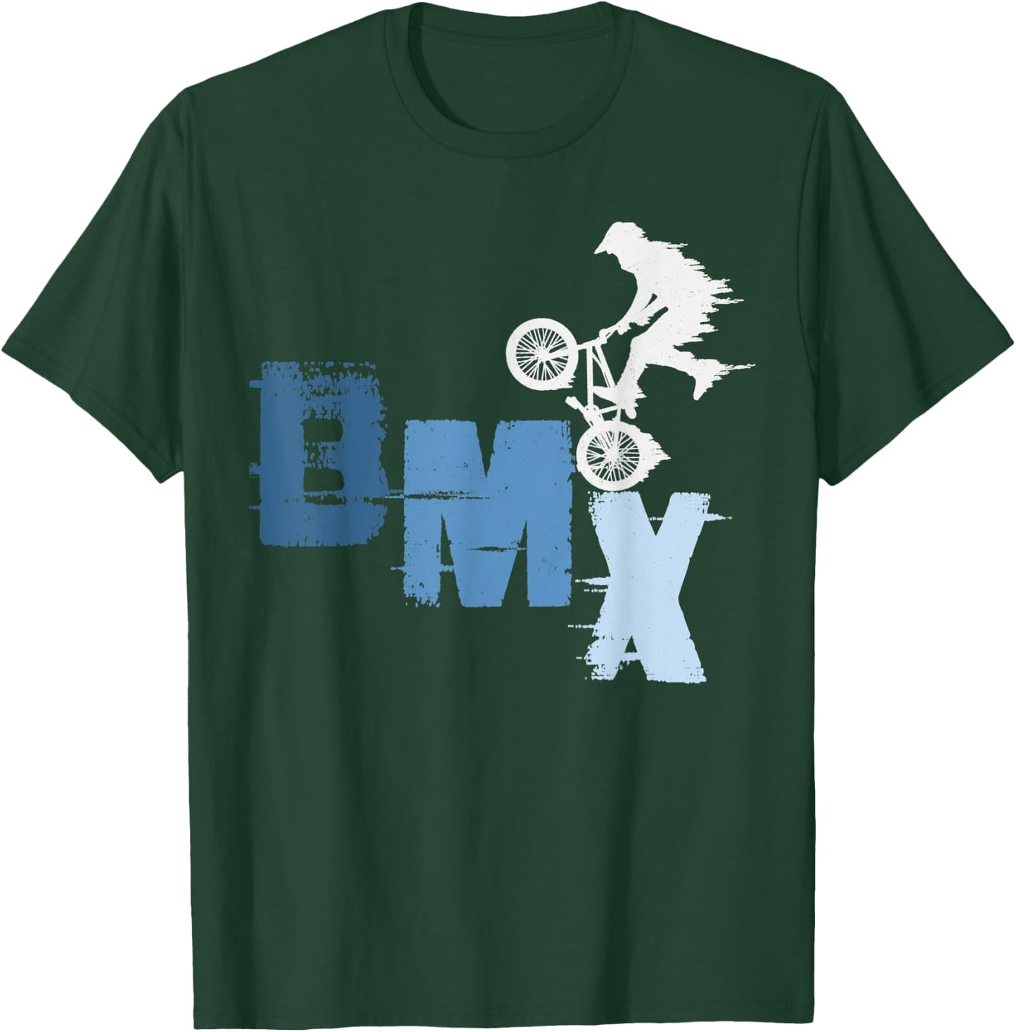Freestyle BMX Riders outfit for Boys - BMX Trick Bike Rider T-Shirt - T-Shirt | Forest