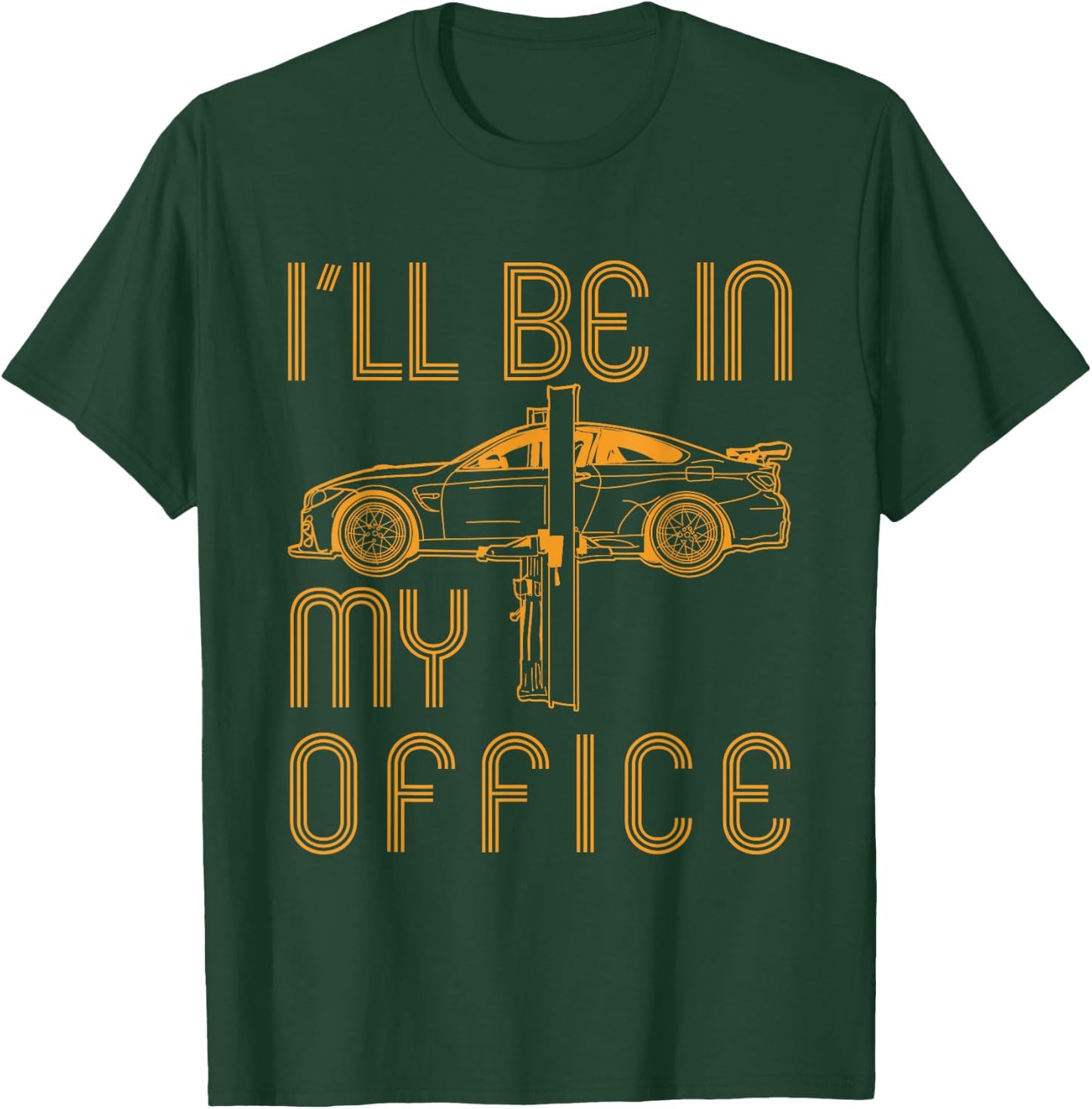 Funny Car Mechanic Guys Automotive Lover Gift Dad T-Shirt - T-Shirt | Forest
