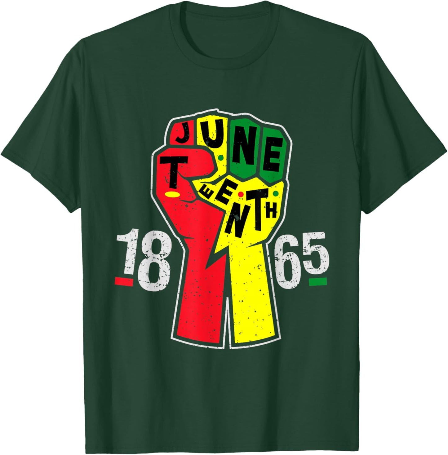 Juneteenth 1865 Black King Black Power Black History Month T-Shirt - T-Shirt | Forest