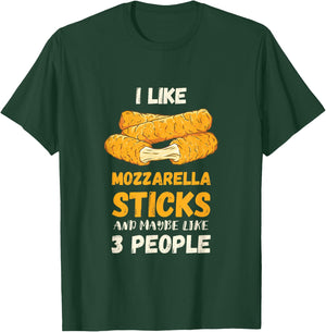 Mozzarella Sticks I Like Mozzarella Cheese Sticks Food T-Shirt - T-Shirt | Forest