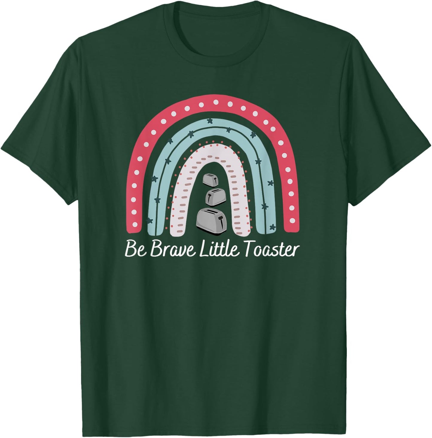 Be Brave, Little Toaster Positive Classic 80s and 90s Retro T-Shirt - T-Shirt | Forest