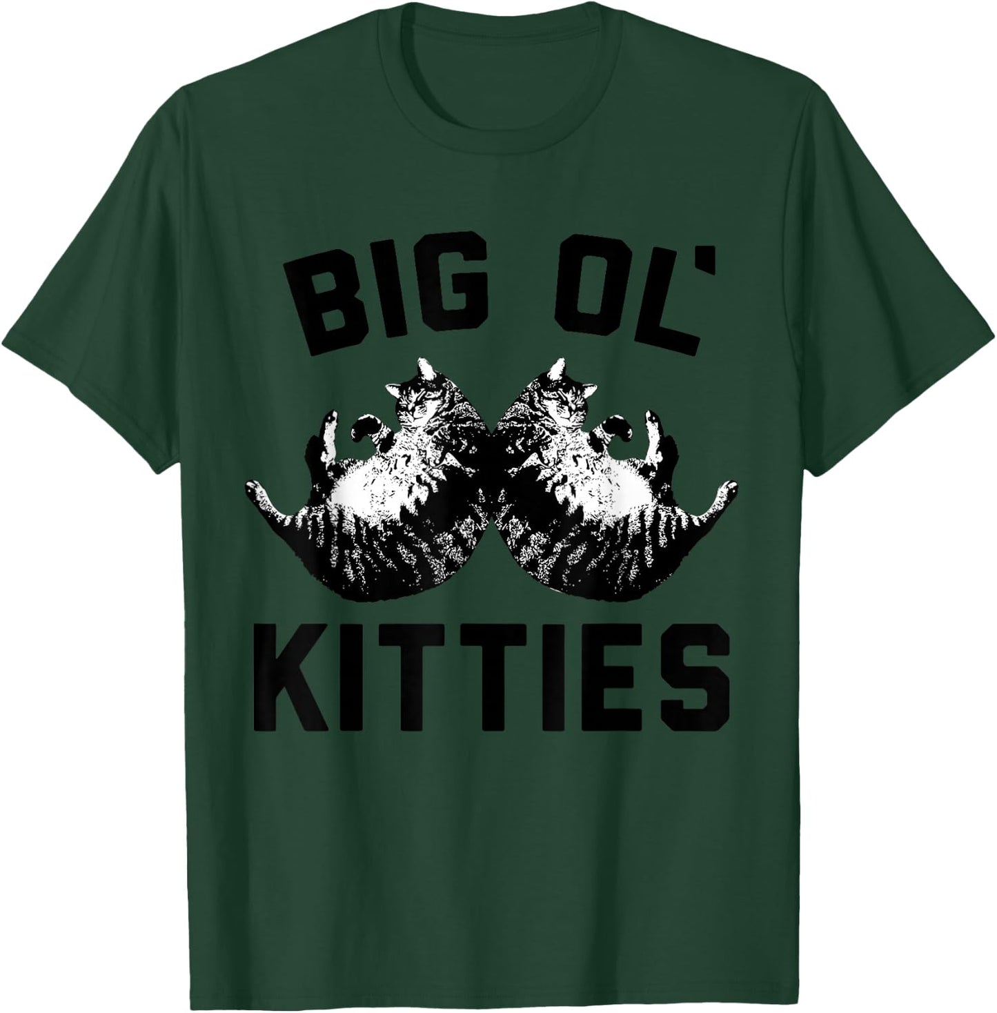 Cat Big Ol Kitties Cat Lover T-Shirt - T-Shirt | Forest
