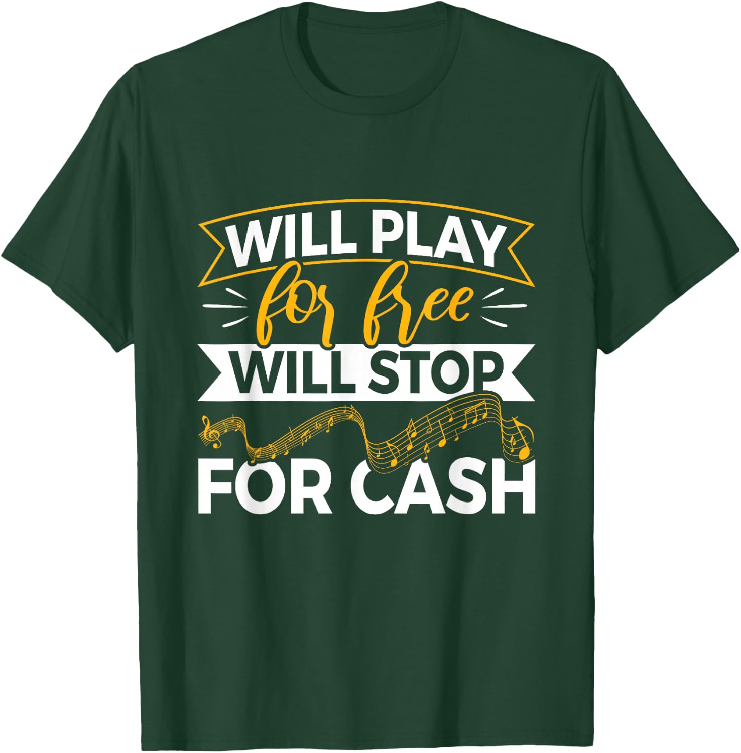 Handbell Music Choir Quote for a Handbell Player T-Shirt - T-Shirt | Forest