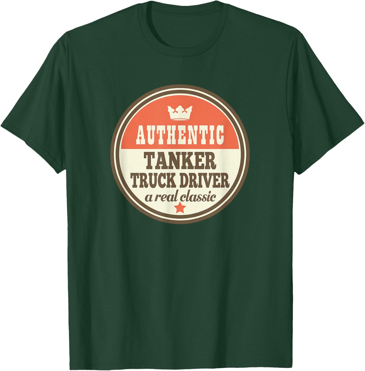 Tanker Truck Driver T-Shirt - T-Shirt | Forest