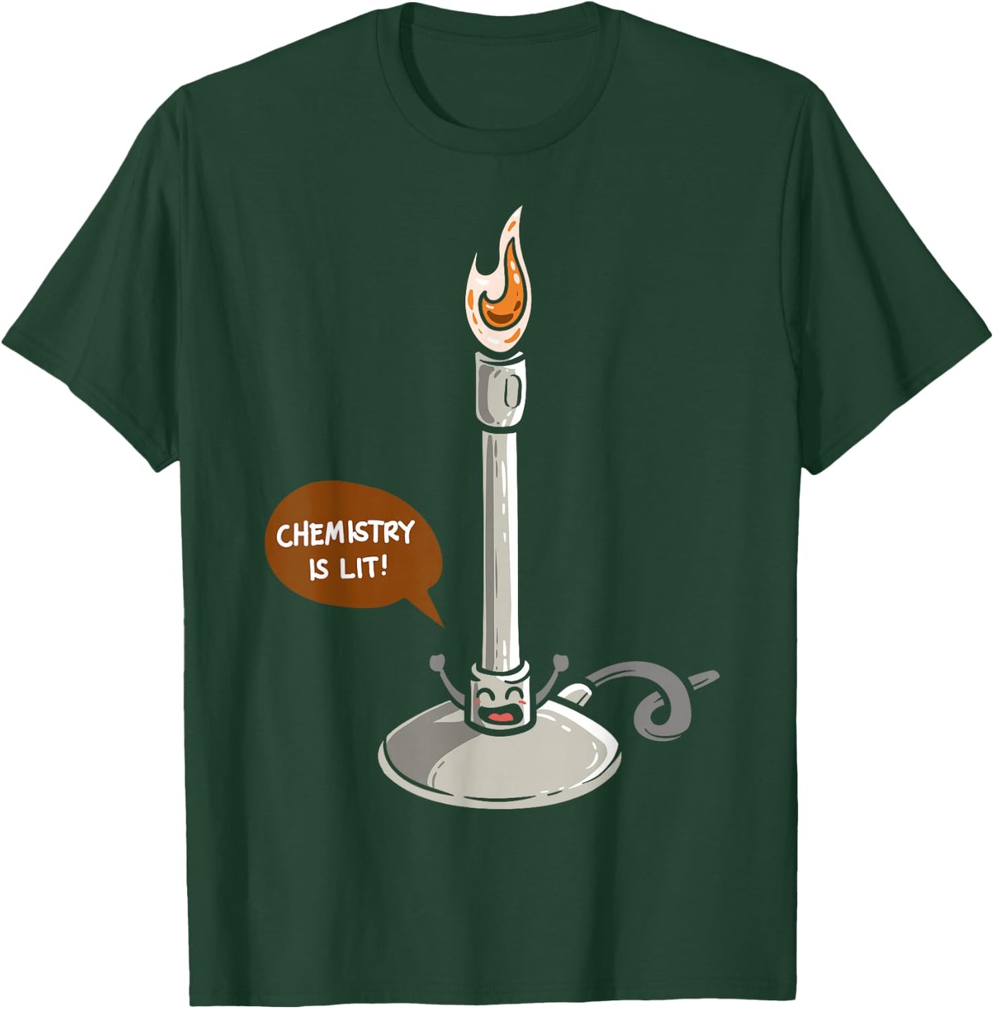 Chemistry Burner Science Lover Biology Chemistry Teacher T-Shirt - T-Shirt | Forest