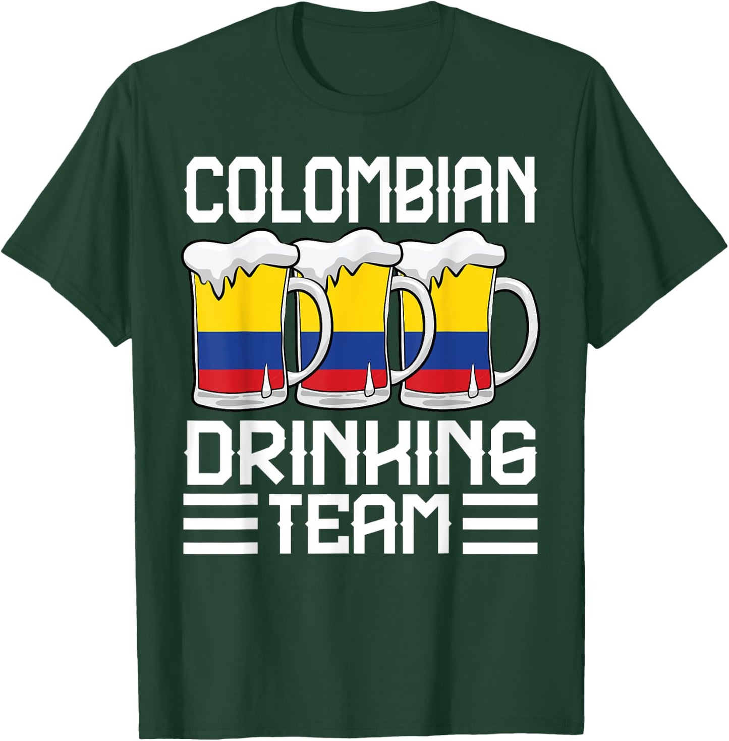 Colombian Drinking Team Colombia T-Shirt - T-Shirt | Forest
