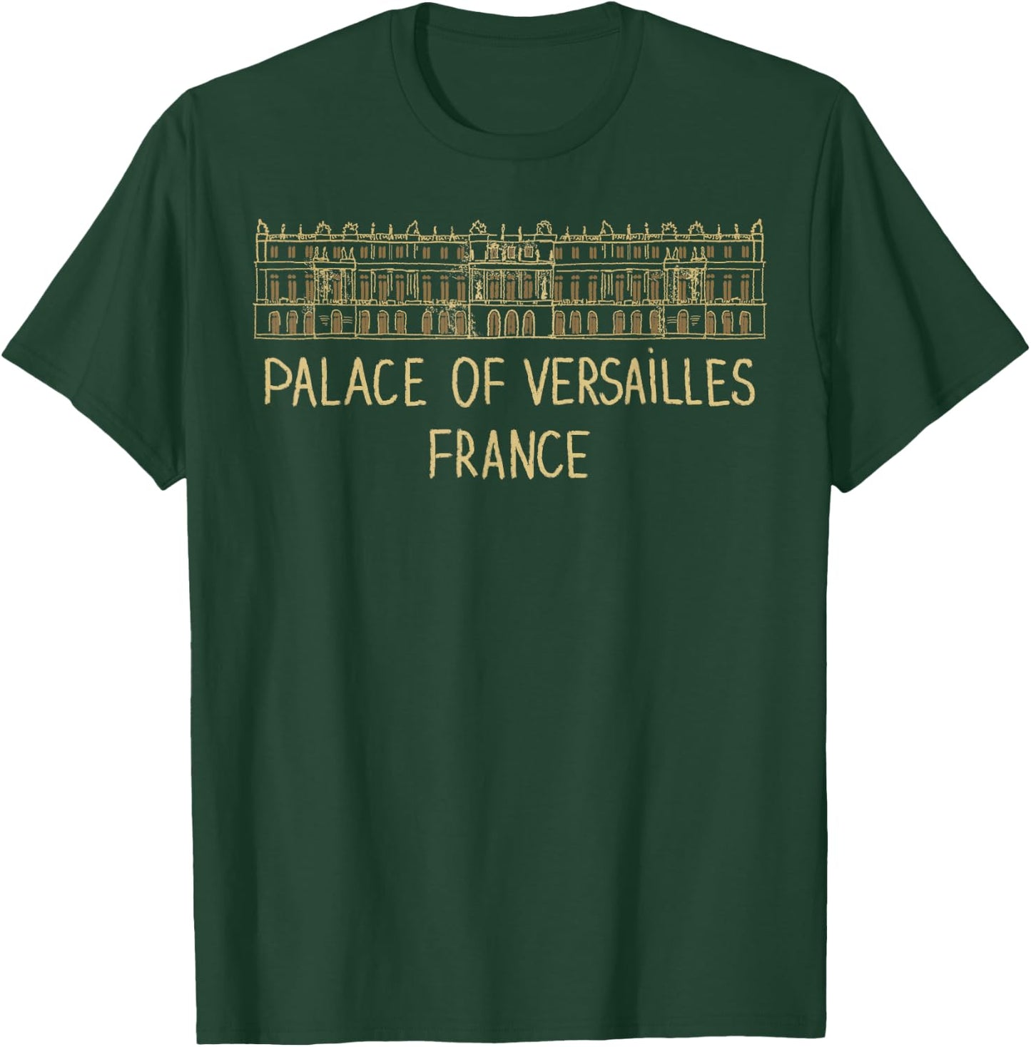 Palace of Versailles France T-Shirt - T-Shirt | Forest