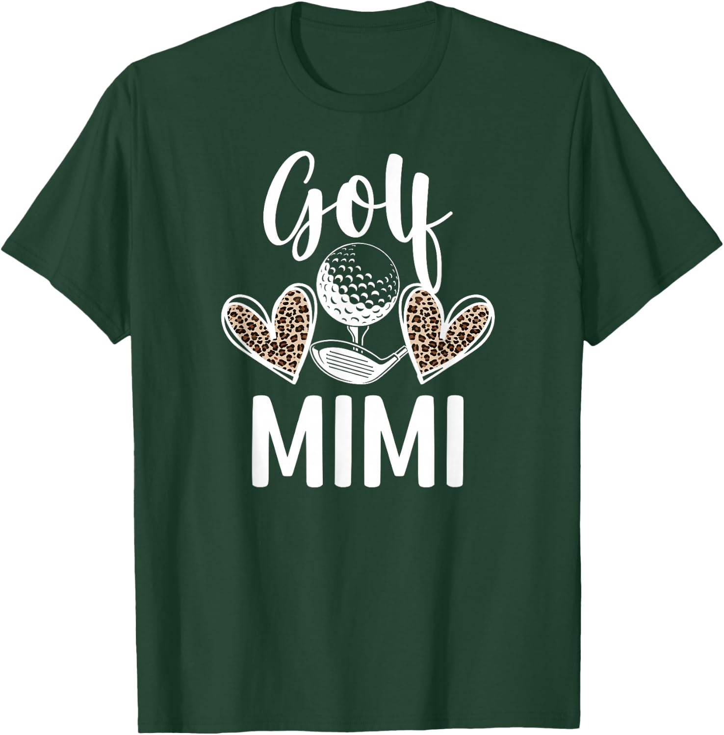 Golf Mimi Of A Golf Player Mimi Hearts Golfer Mimi T-Shirt - T-Shirt | Forest