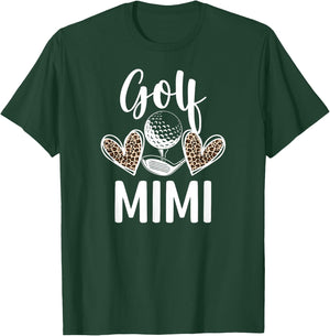Golf Mimi Of A Golf Player Mimi Hearts Golfer Mimi T-Shirt - T-Shirt | Forest