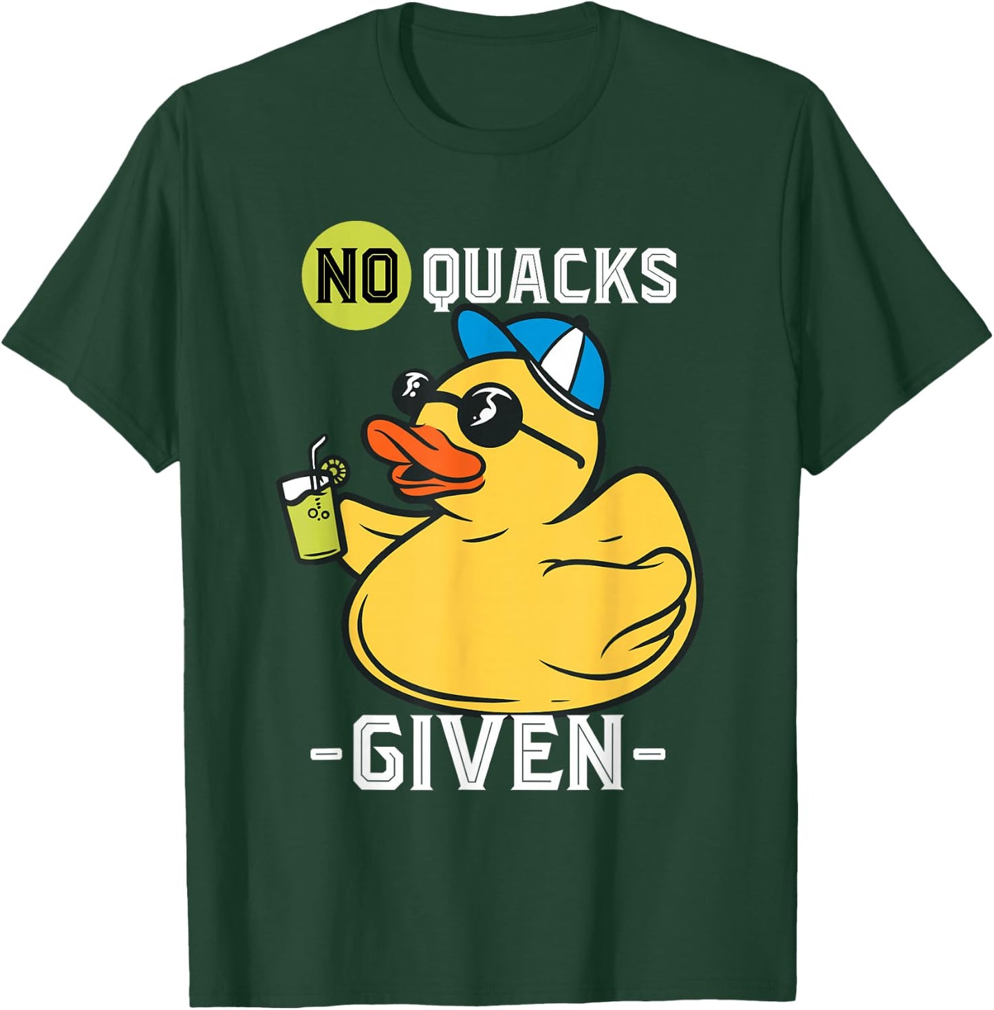 Rubber Duck No Quacks Yellow Rubber Ducks Rubber Duck Lover T-Shirt - T-Shirt | Forest