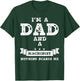 Funny Machinist Gift I'm A Dad And A Machinist T-Shirt - T-Shirt | Forest