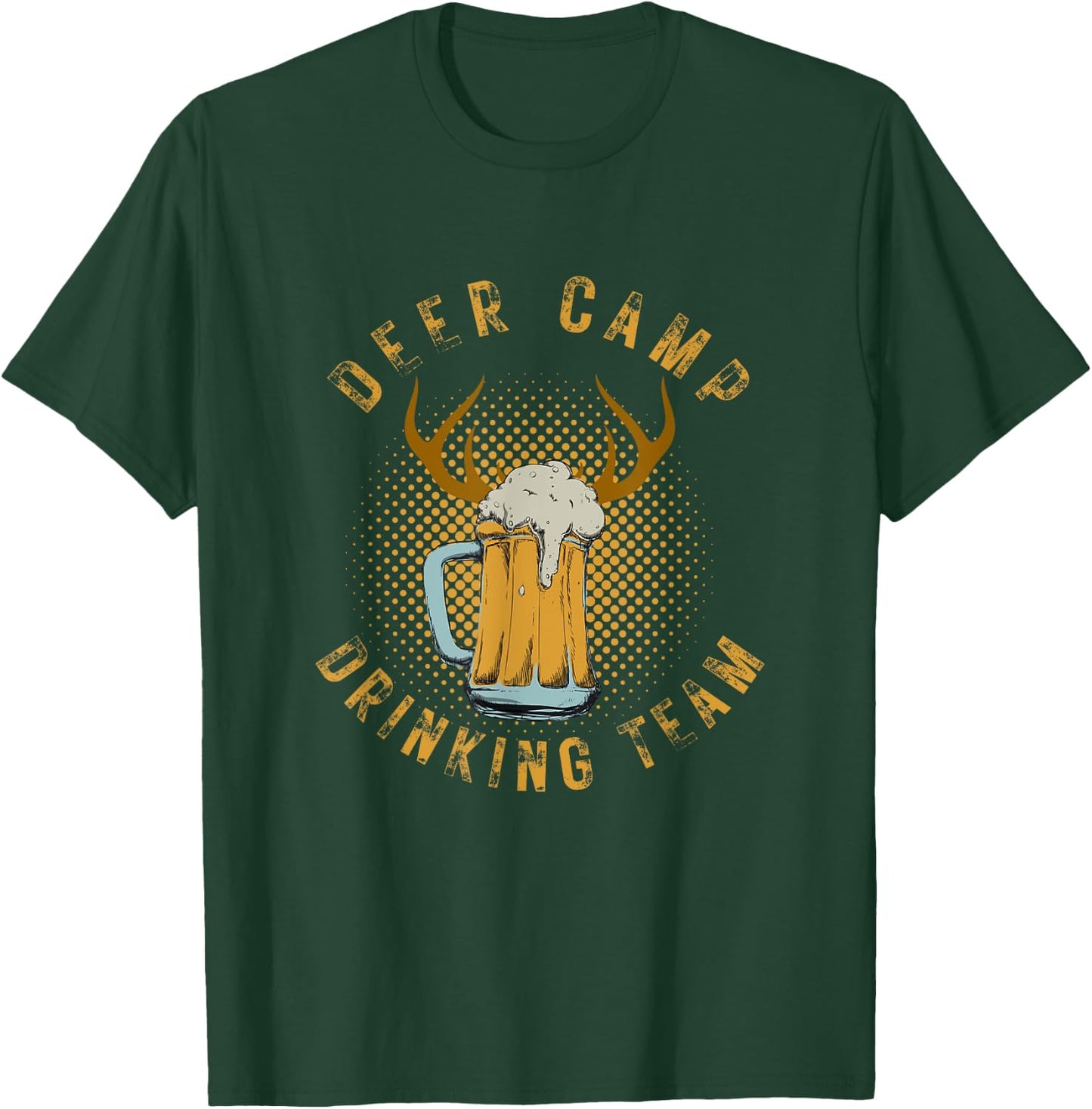 Deer Camp Drinking Team - Funny Hunting T-Shirt - T-Shirt | Forest
