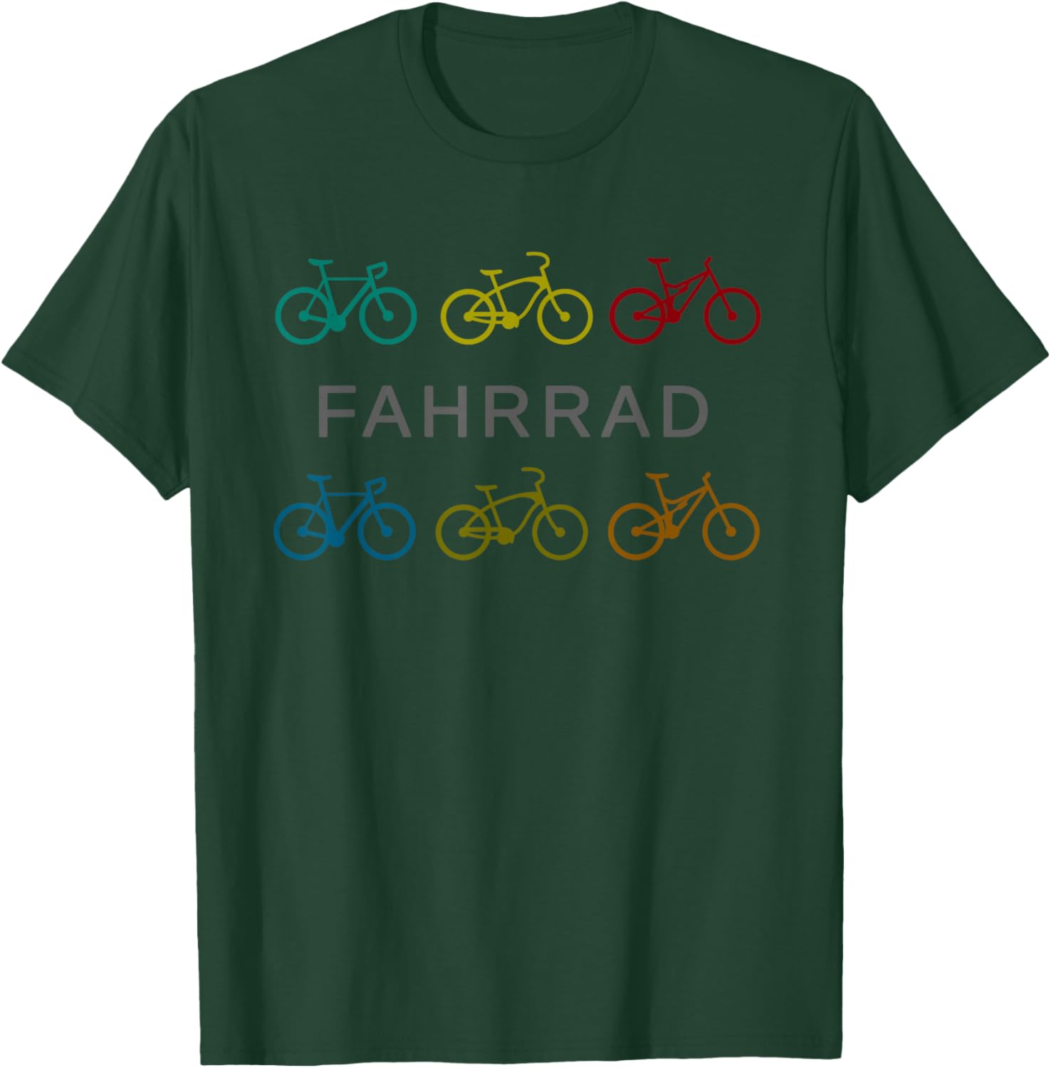 Fahrrad German Bicycle T-Shirt - T-Shirt | Forest