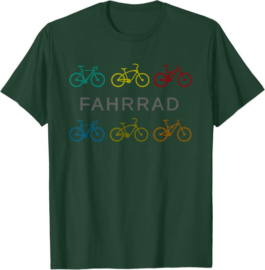 Fahrrad German Bicycle T-Shirt - T-Shirt | Forest