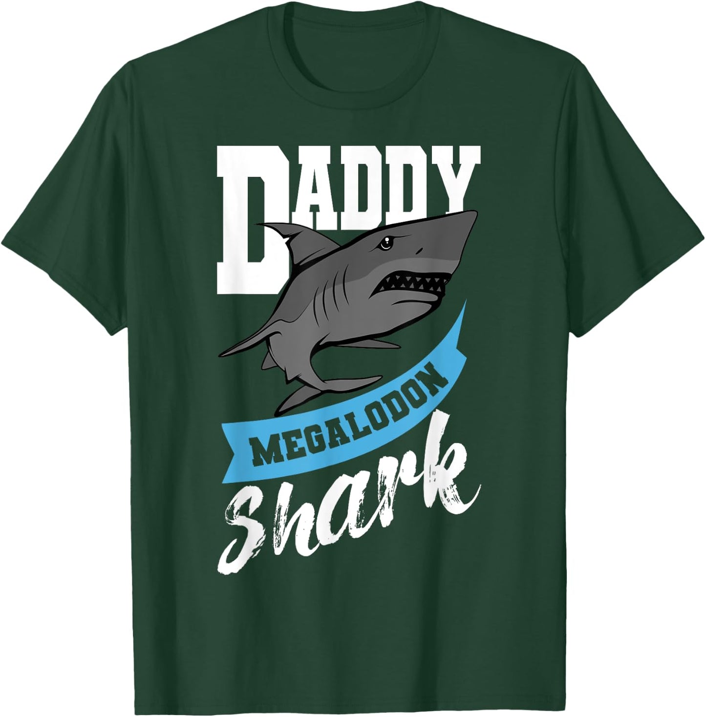 Megalodon Shark Dad Biologist Father's Day T-Shirt - T-Shirt | Forest