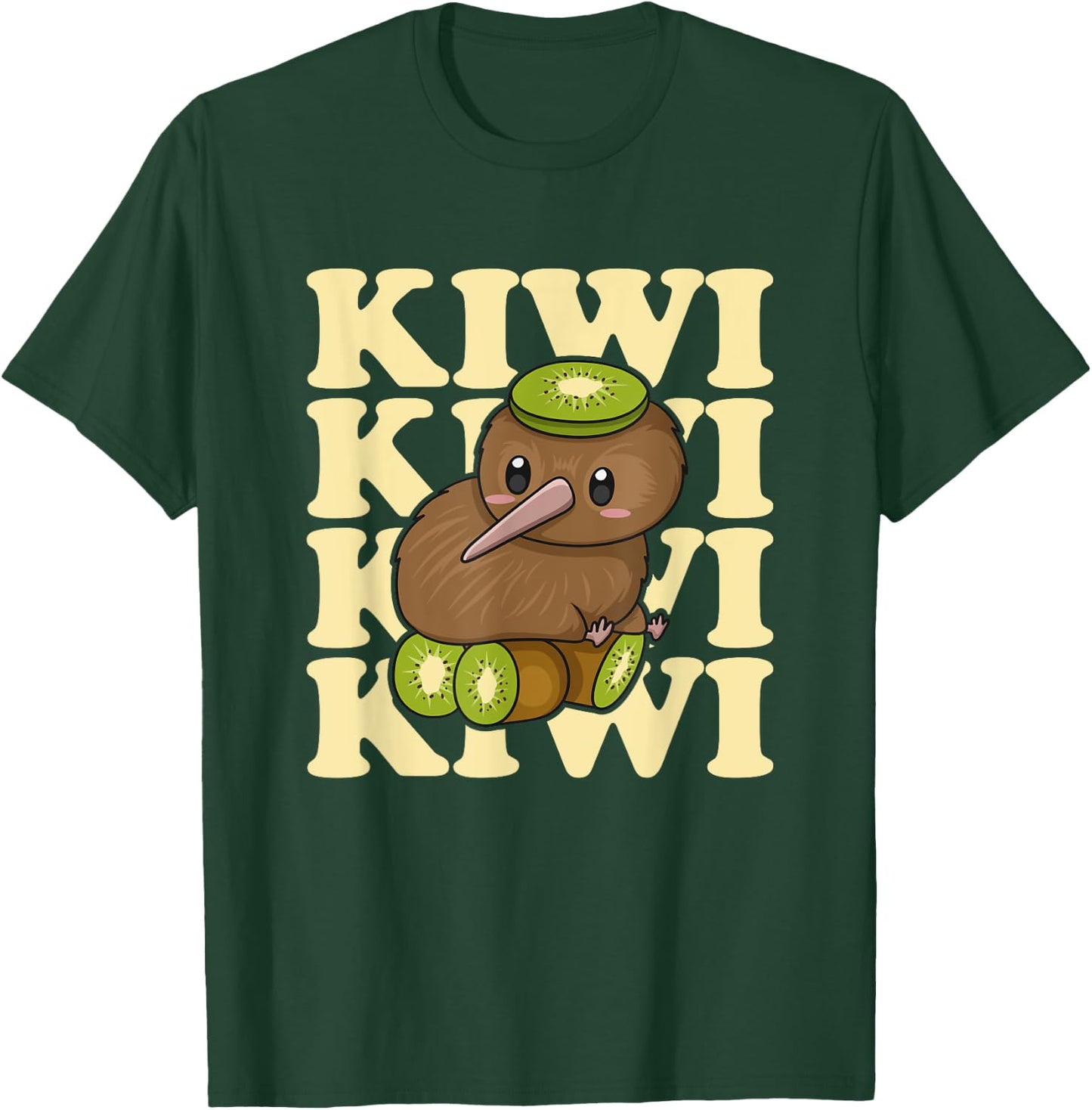 Kiwi New Zealand Quote for a Kiwi Bird Lover T-Shirt - T-Shirt | Forest