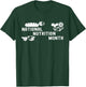 National Nutritional Month, Healthy Food Fruits, Vegetables T-Shirt - T-Shirt | Forest