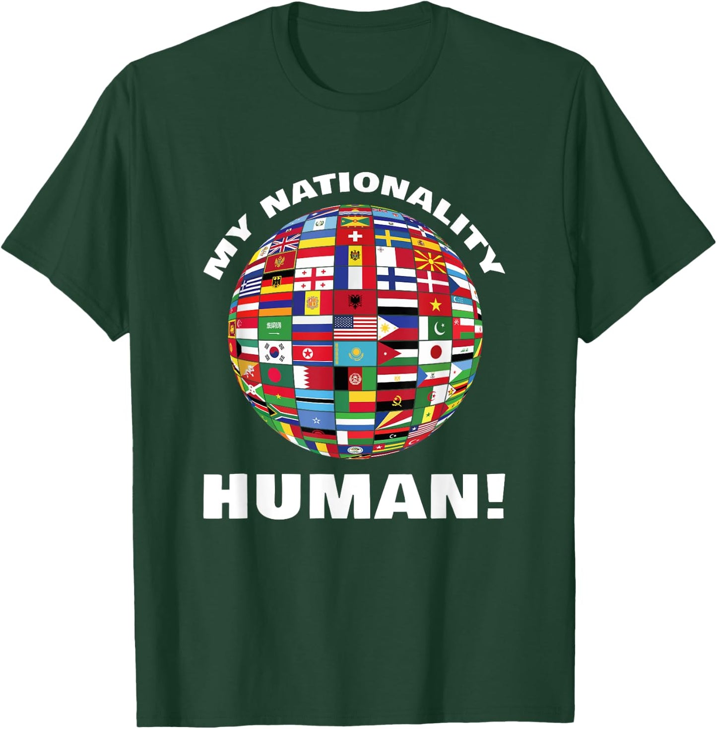 My nationality people flags country countries T-Shirt - T-Shirt | Forest