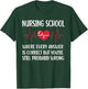 Nursing School Student | Nurse Student Future Nurse T-Shirt - T-Shirt | Forest