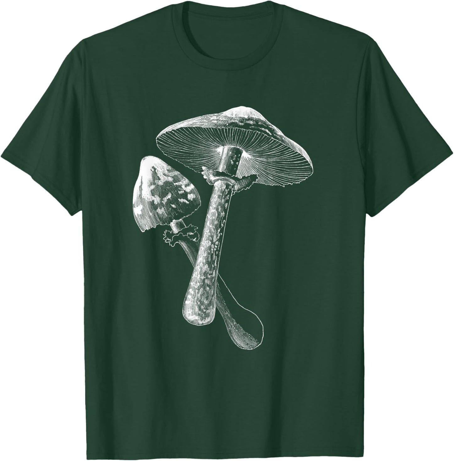 Mycology Mushrooms Mycologist Mushroom Spore Print T-Shirt - T-Shirt | Forest