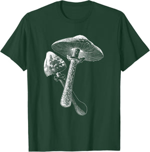 Mycology Mushrooms Mycologist Mushroom Spore Print T-Shirt - T-Shirt | Forest