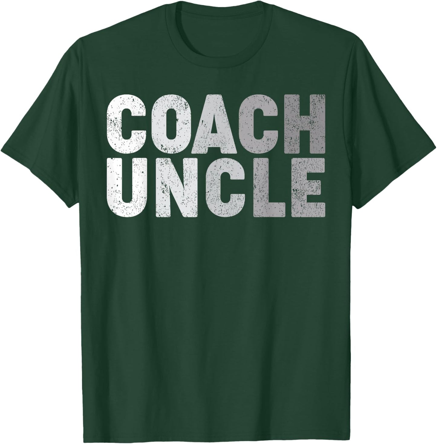 Coach Uncle Soccer Football Basketball Coach Father's Day T-Shirt - T-Shirt | Forest