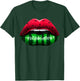 Watermelon Lips Funny Watermelon Day Women Sexy Lips T-Shirt - T-Shirt | Forest