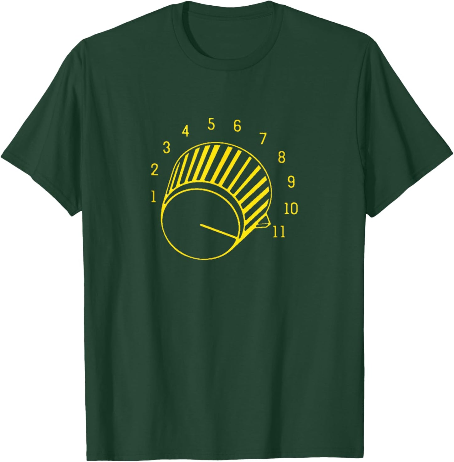 Guitar Shirt Volume up to 11 T-Shirt - T-Shirt | Forest