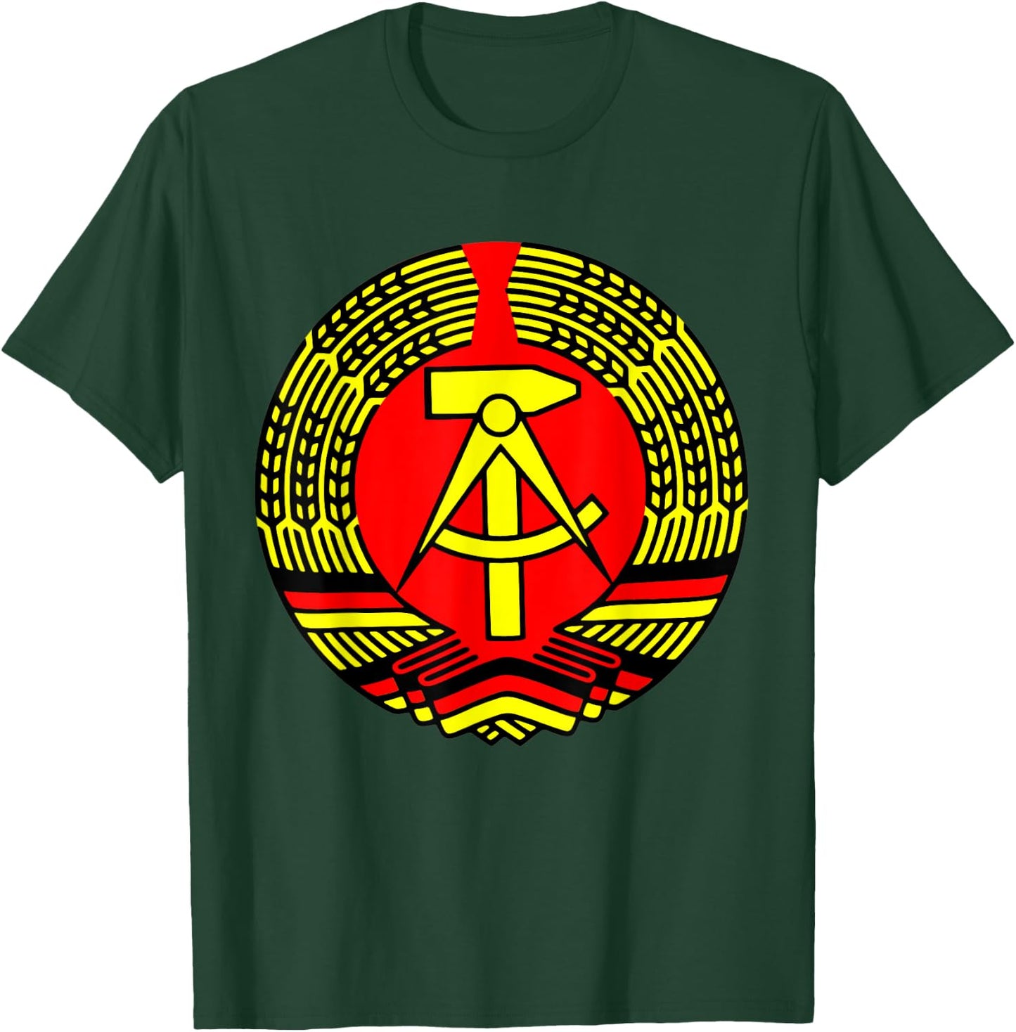 GDR East Germany Flag T-Shirt - T-Shirt | Forest