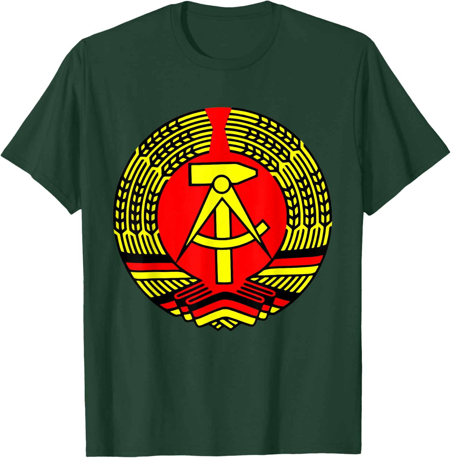 GDR East Germany Flag T-Shirt - T-Shirt | Forest