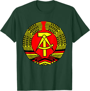 GDR East Germany Flag T-Shirt - T-Shirt | Forest