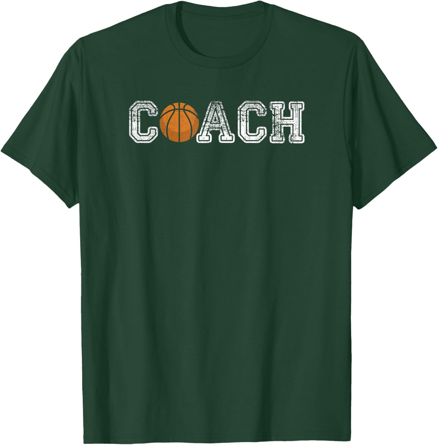 Basket Ball Coach Ball Player Hoops T-Shirt - T-Shirt | Forest