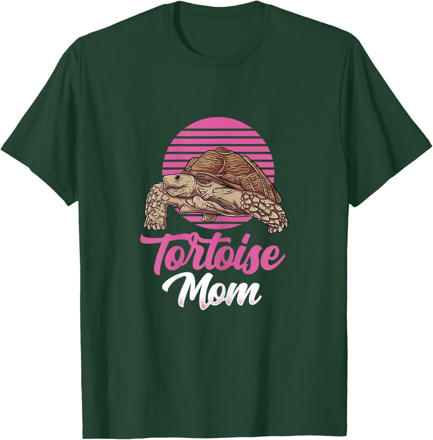 African Sulcata Tortoise Gift - Best Tortoise Mom T-Shirt - T-Shirt | Forest