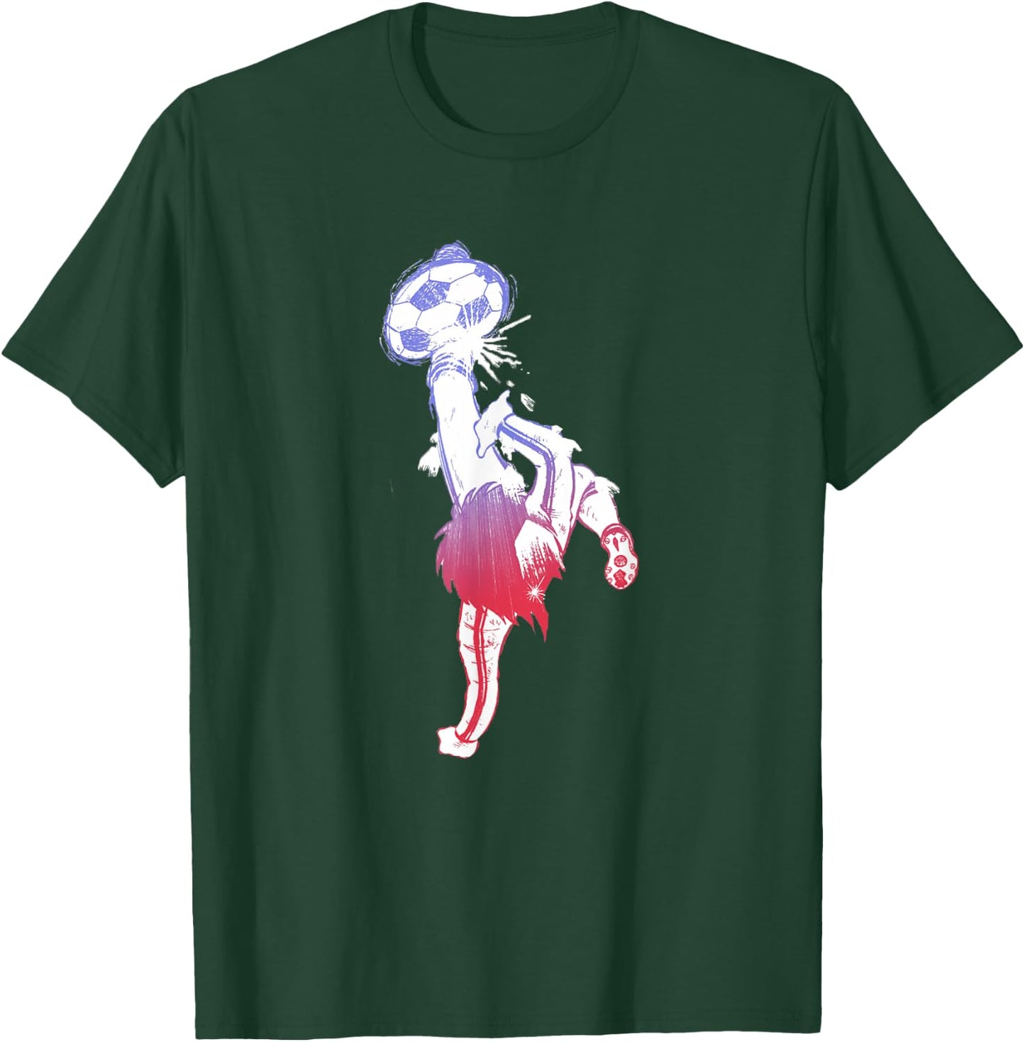 Captain Tsubasa Gradation (Kick) T-Shirt - T-Shirt | Forest