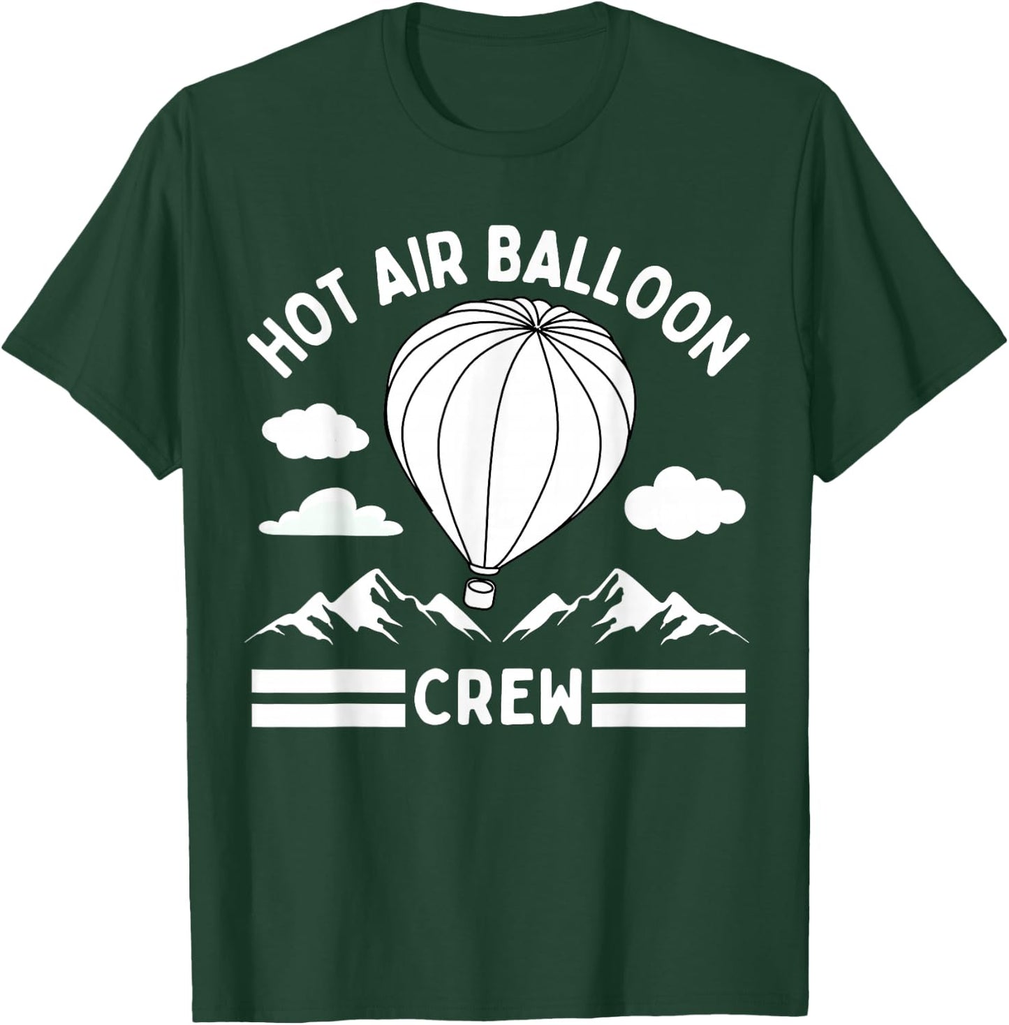 Hot Air Balloon Captain Ballooning Festival Hot Air Balloon T-Shirt - T-Shirt | Forest