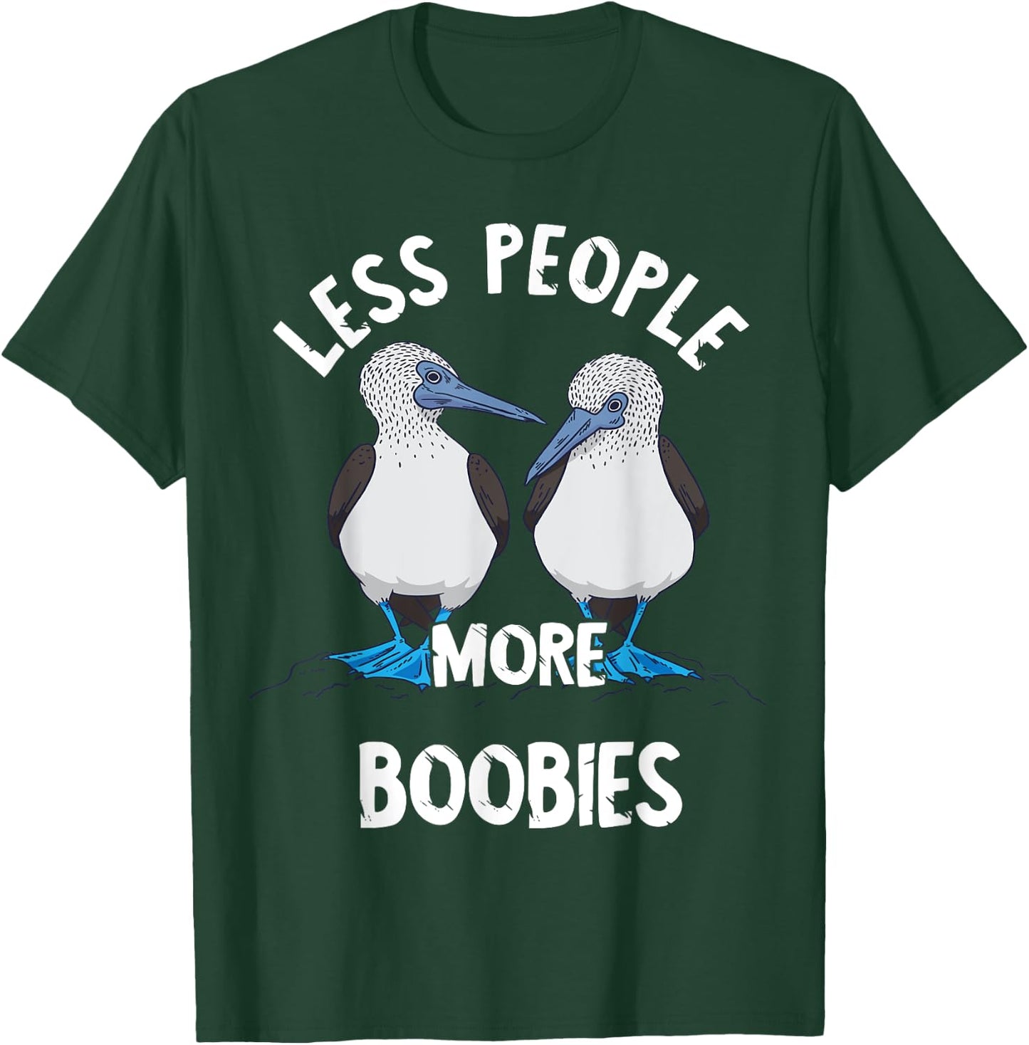 Blue-footed boobies blue-footed bird boobies sea bird lovers T-Shirt - T-Shirt | Forest