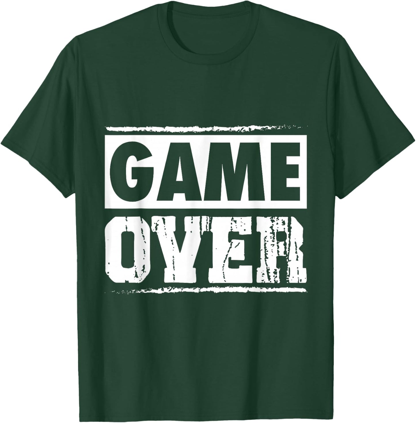 Game Over Vintage Retro Video Games Gaming arcade Men Women T-Shirt - T-Shirt | Forest