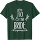 Tio Of The Bride Wedding Party Family T-Shirt - T-Shirt | Forest