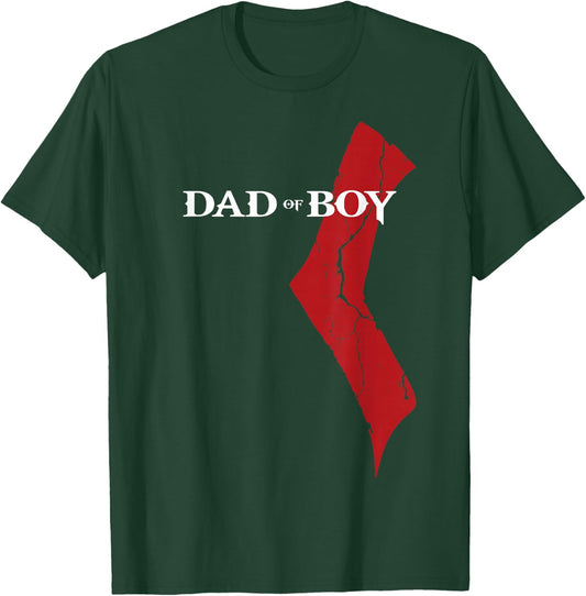 God of Boy - Dad Video Game Father's Day Edition T-Shirt - T-Shirt | Forest