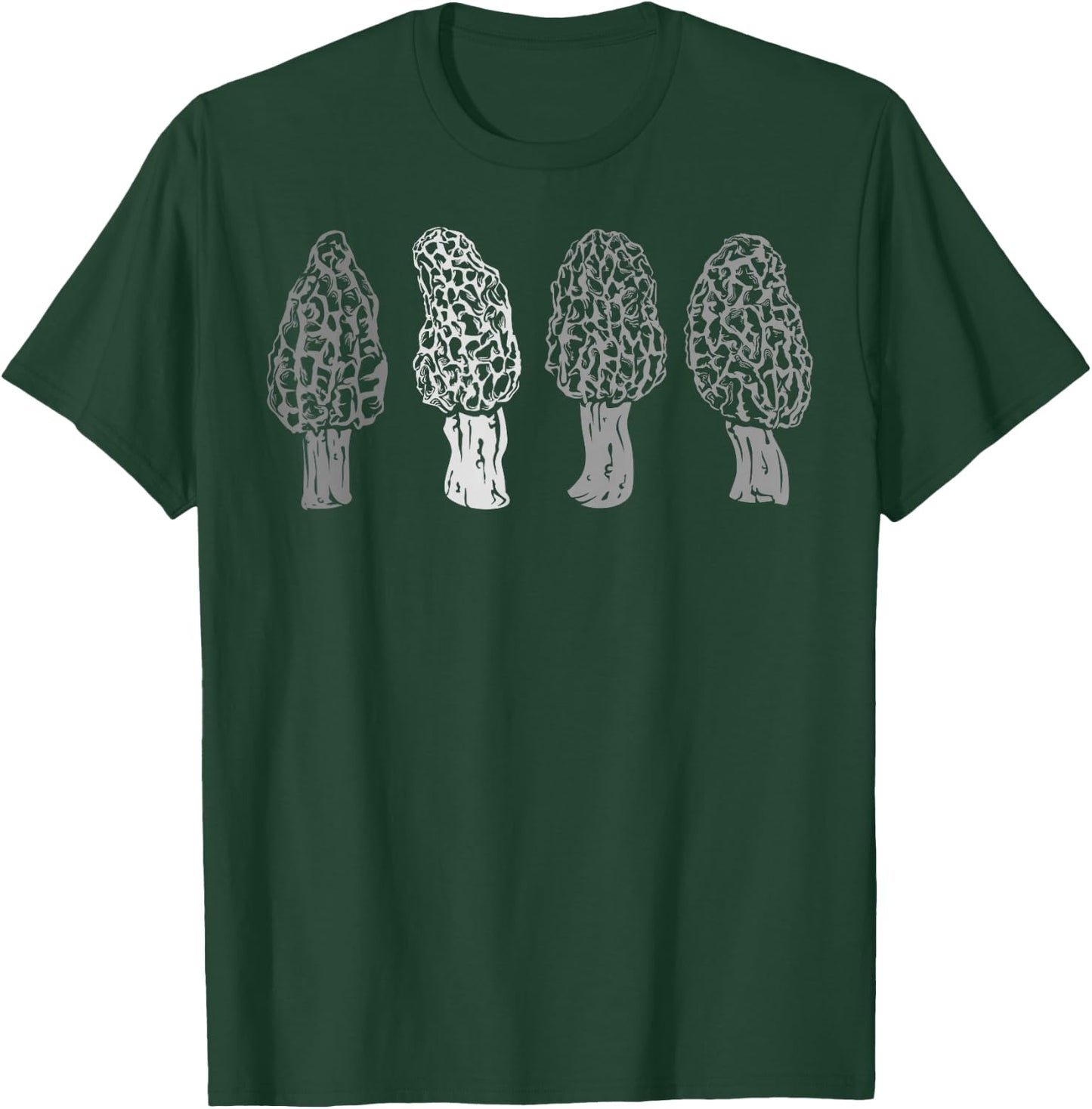 Funny Retro Morel Mushroom Hunting Gift Women Hunter T-Shirt - T-Shirt | Forest